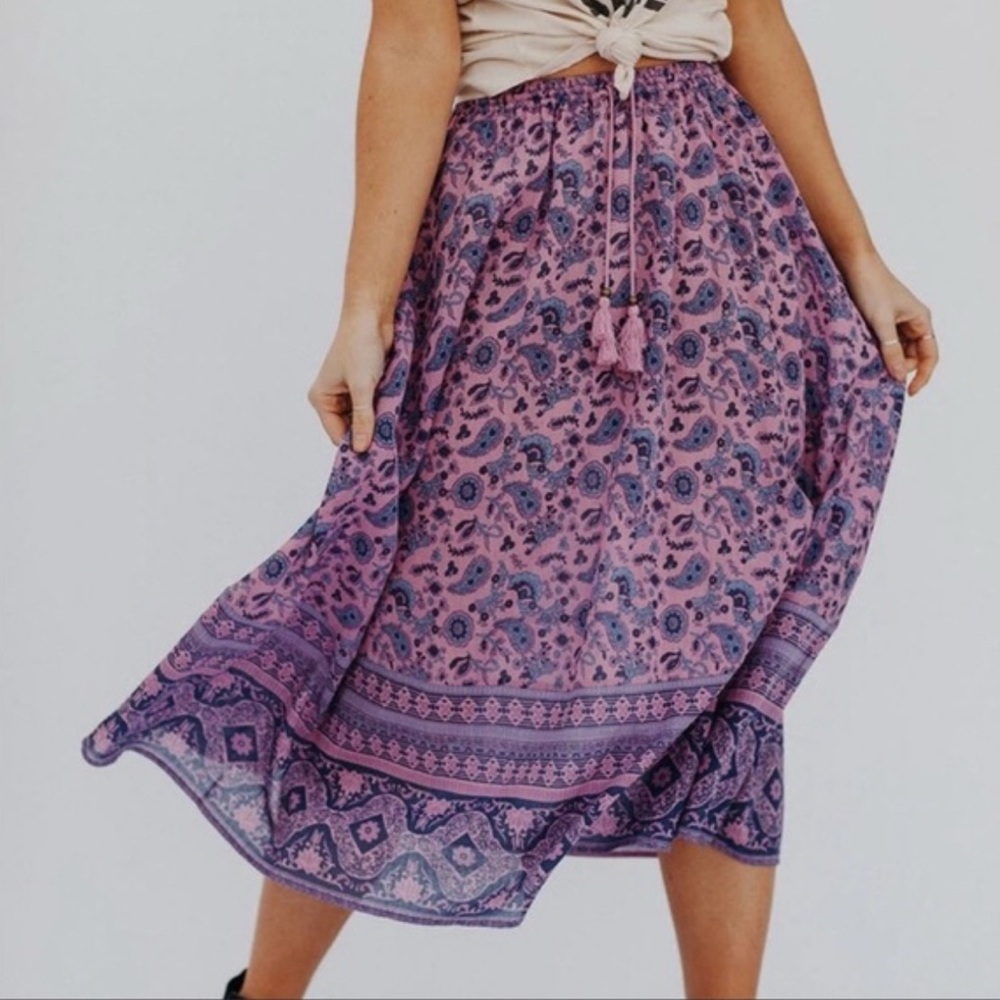 Spell Journey Mulberry Skirt